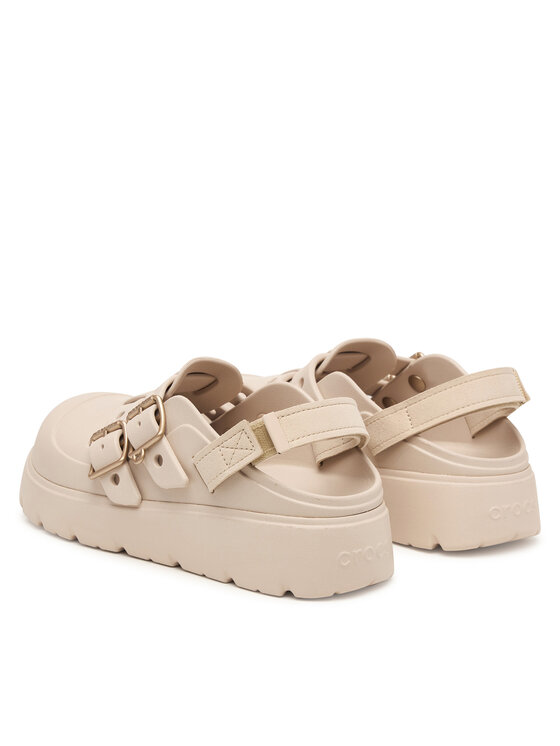 Crocs Босоніжки Crocs Loaferette Clog 214105 Бежевий