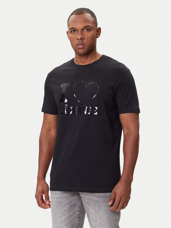 Armani Exchange Armani Exchange Camiseta XM001413 AF16432 MC314 Negro Regular Fit