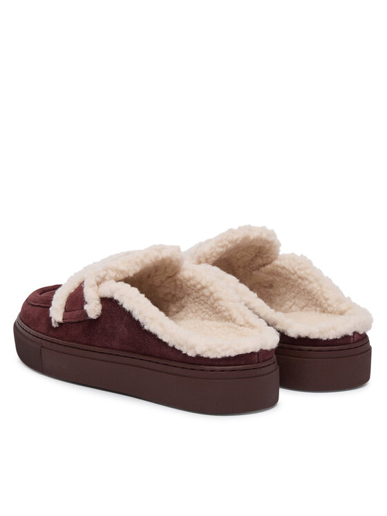 Inuikii Nazouváky Inuikii Mule Wool 1004.017.0011 Tmavě hnědá