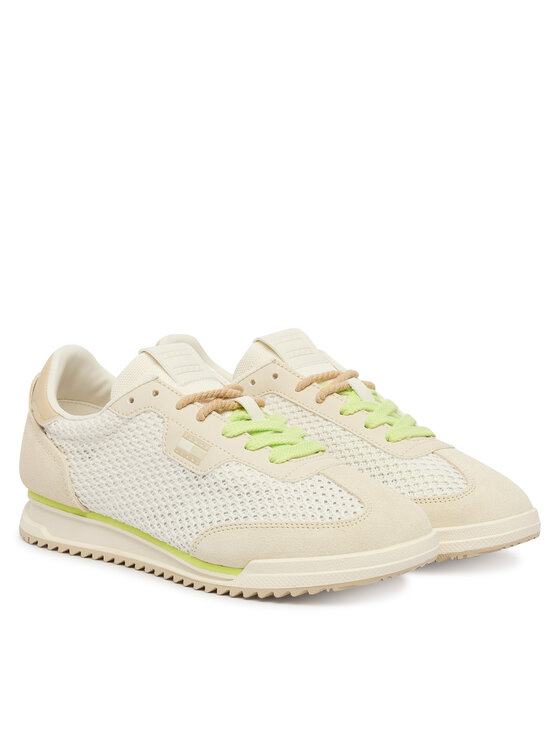 Tommy Jeans Sneakersy Tommy Jeans Tjw Low Profile Runner Knit EN0EN02992 Beżowy