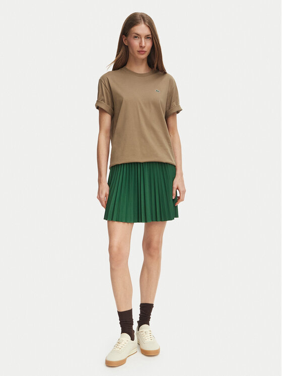 Lacoste Lacoste Camiseta TF7215 Marrón claro Regular Fit
