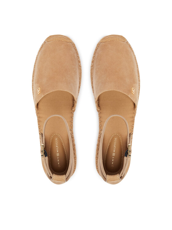 Tommy Hilfiger Espadrillas Tommy Hilfiger Th Platform Espad Suede Strap FW0FW09144 Beige