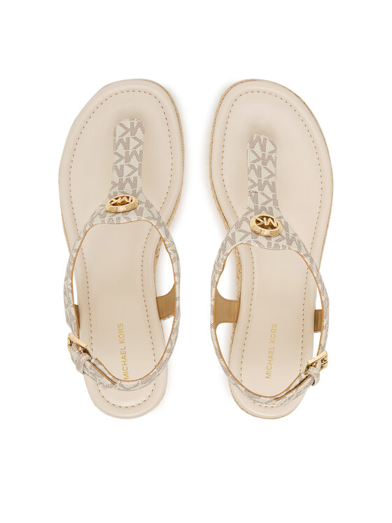 MICHAEL Michael Kors Еспадрильї MICHAEL Michael Kors Val Thong Wedge 40S6VAMS1B Écru