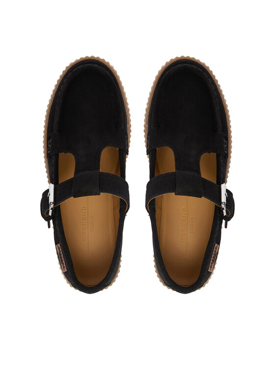 Weekend Max Mara Nizki čevlji Weekend Max Mara 2615521174600 Črna