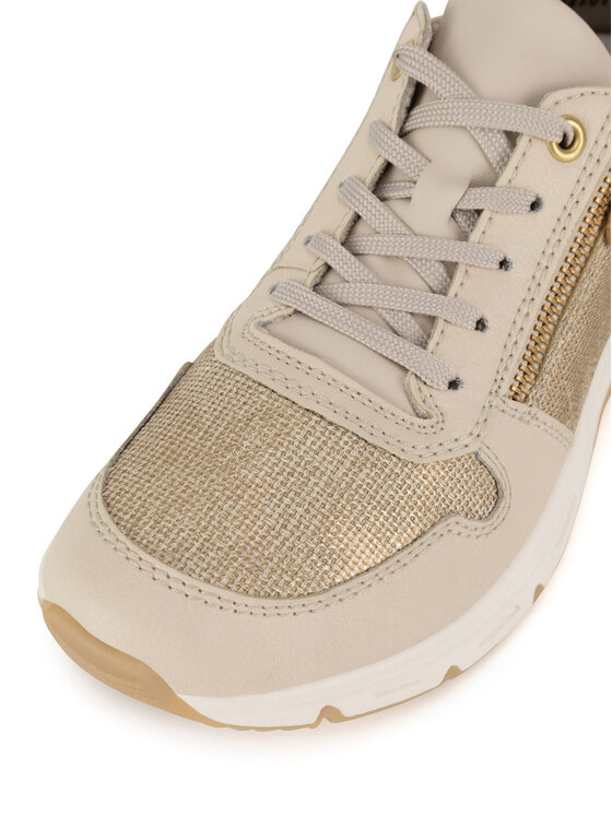 Rieker Sneakersy Rieker 48101-60 Écru