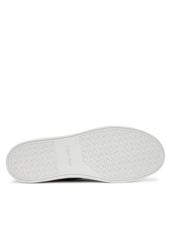 Calvin Klein Sneakersy Calvin Klein Clean Cup Low Laceup Oxf Su HM0HM01880 Granatowy