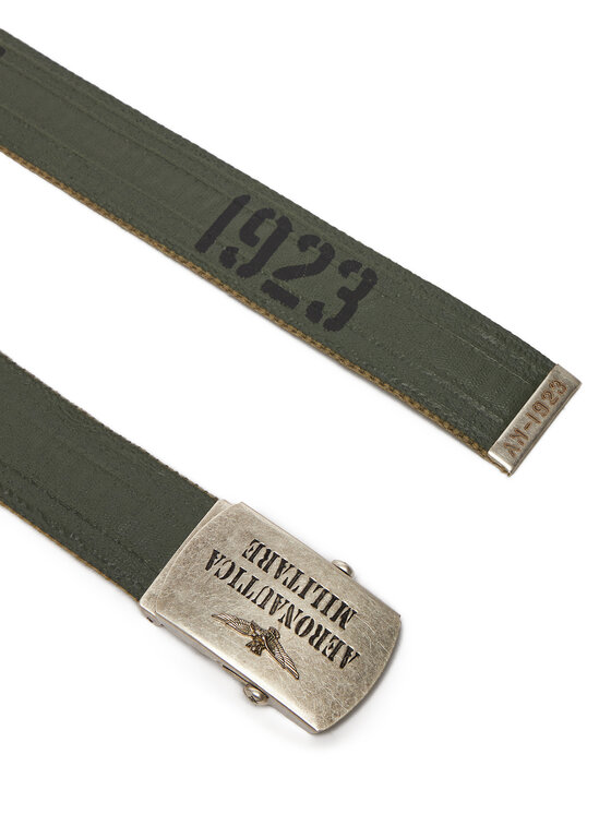 Aeronautica Militare Чоловічий ремінь Aeronautica Militare 252CI0317UCT03585 Зелений