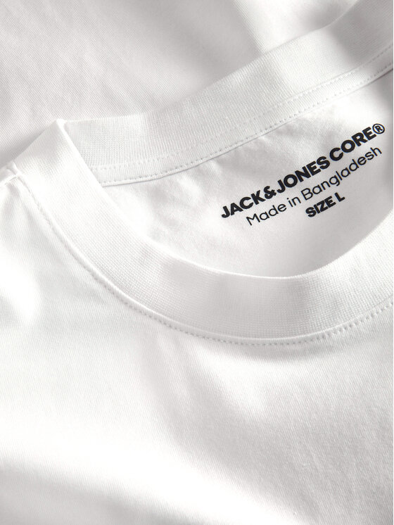 Jack & Jones Jack & Jones T-shirt Pacer Photo 12273775 Bianco Relaxed Fit