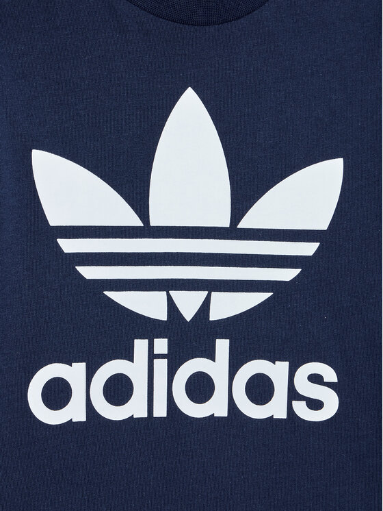 adidas adidas Marškinėliai Trefoil Tee HK7503 Tamsiai mėlyna Regular Fit