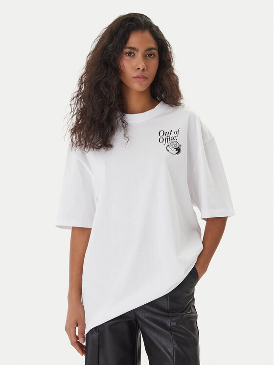 HUGO HUGO Camiseta 50560772 Blanco Oversize