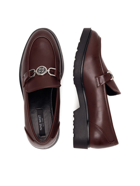 Nine West Loafersy Nine West WFA3043-1A Bordó