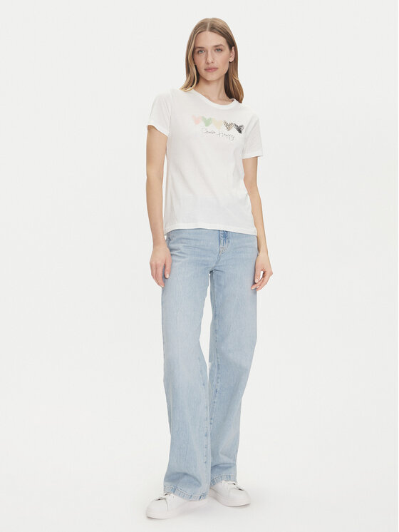 JDY JDY Camiseta Michigan 15311702 Blanco Regular Fit