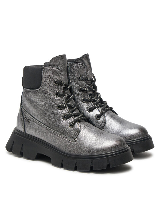 Primigi Kozačky Primigi 6876633 S Stříbrná