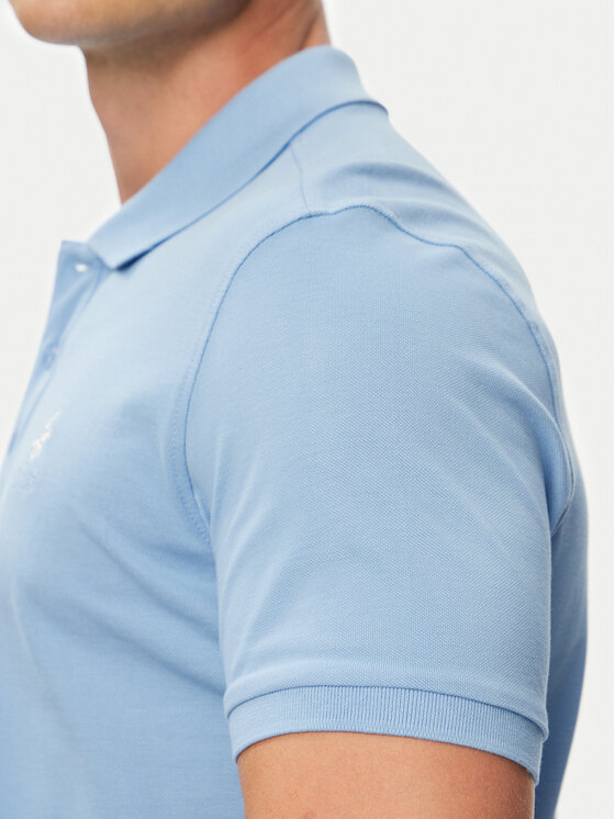 Beverly Hills Polo Club Beverly Hills Polo Club Поло P-SS26M-P450124 Світло-синій Regular Fit