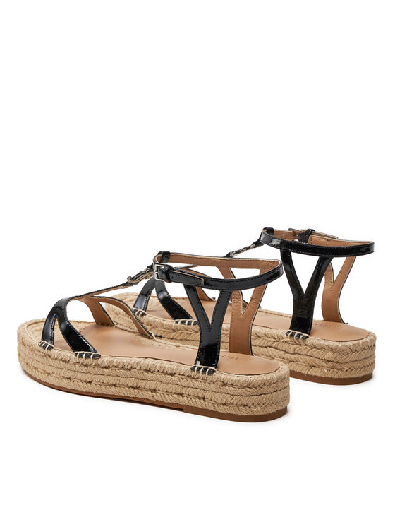 LAUREN RALPH LAUREN Espadryle Lauren Ralph Lauren 802935579001 Czarny