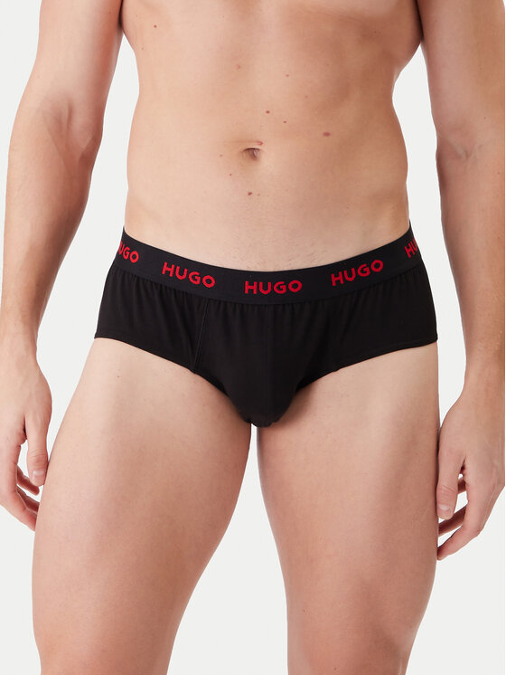 HUGO HUGO Conjunto de slips Hipbrief Triple 50532570 Negro