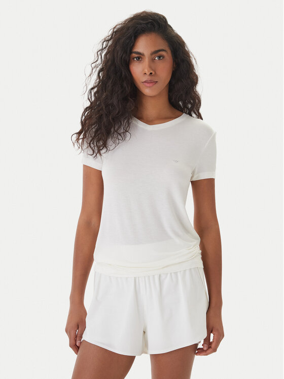 Emporio Armani Emporio Armani Camiseta EW000409 AF19024 U1131 Blanco Regular Fit