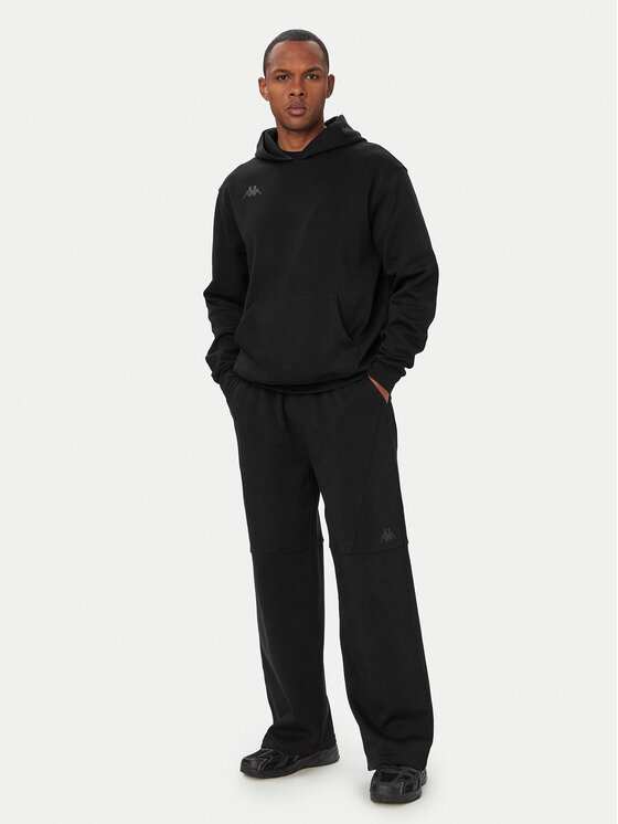 Kappa Kappa Felpa 372665W Nero Oversize