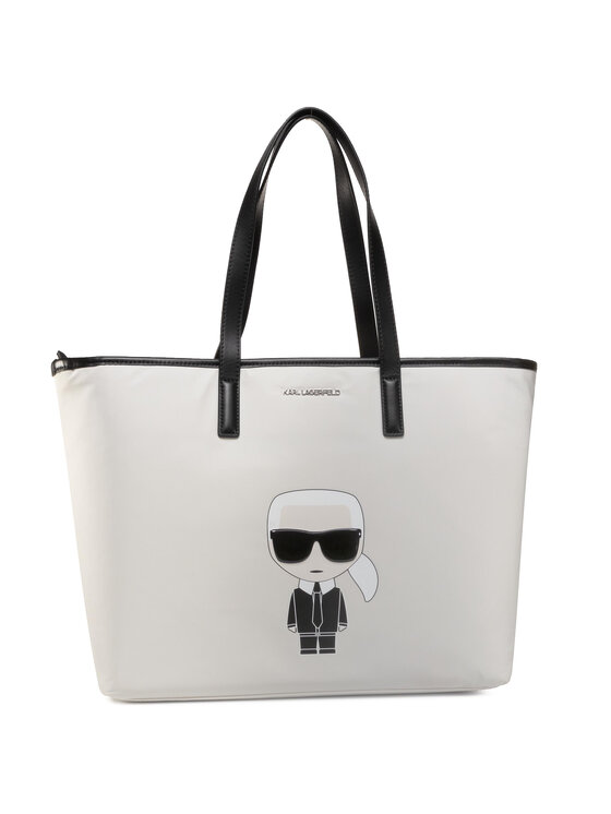 KARL LAGERFELD Kabelka KARL LAGERFELD 205W3014 Bílá