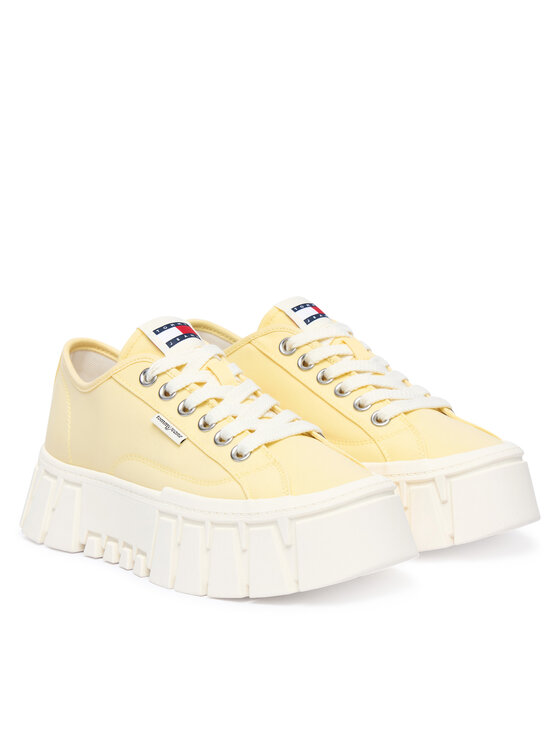 Tommy Jeans Sneakersy Tommy Jeans Tj Platform Sneaker EN0EN03098 Svetlo žltá