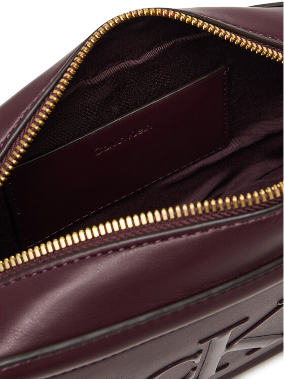 Calvin Klein Τσάντα Calvin Klein Bold Ck Camera Bag LV04F3220G Μπορντό