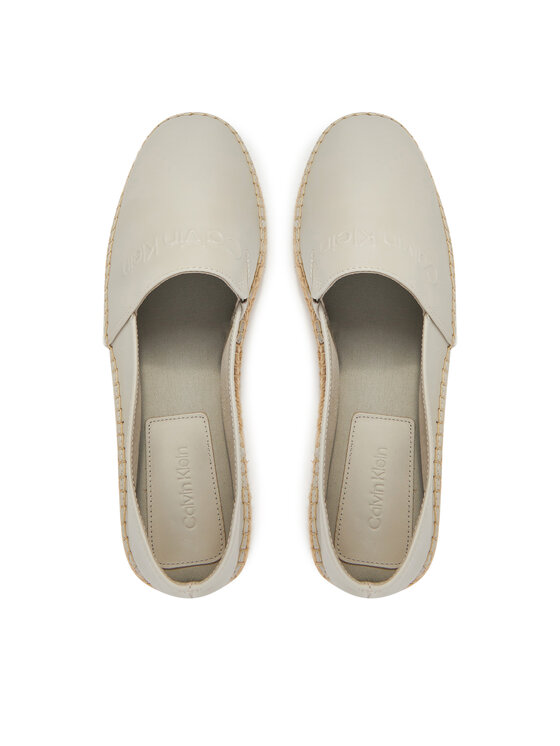 Calvin Klein Espadrilky Calvin Klein Espadrille Lth HM0HM01882 Šedá