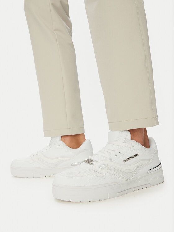 Plein Sport Sneakersy Plein Sport SAFS USC0845 STE003N Biały