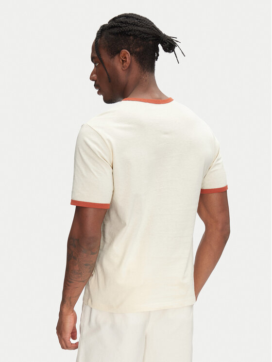Jack & Jones Jack & Jones T-shirt Ringer 12277262 Écru Regular Fit