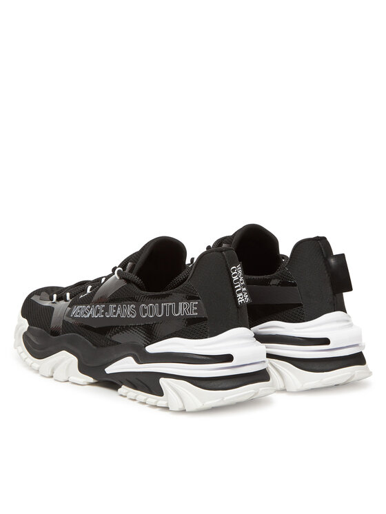 Versace Jeans Couture Снікерcи Versace Jeans Couture 78YA3SI8 Чорний