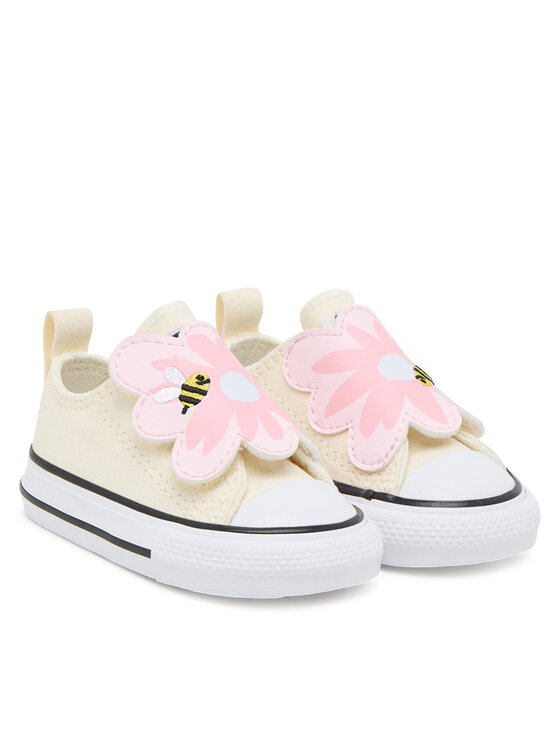 Converse Кеди Converse Chuck Taylor All Star One Strap Embroidered Floral Easy On A13452C Écru