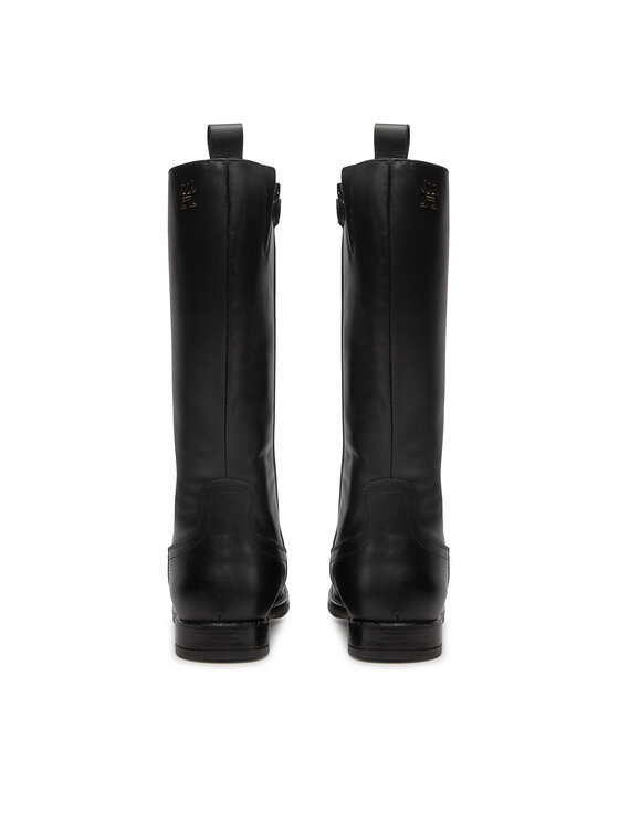 Tommy Hilfiger Čižmy Tommy Hilfiger T4A6-33591-0092999 S Čierna