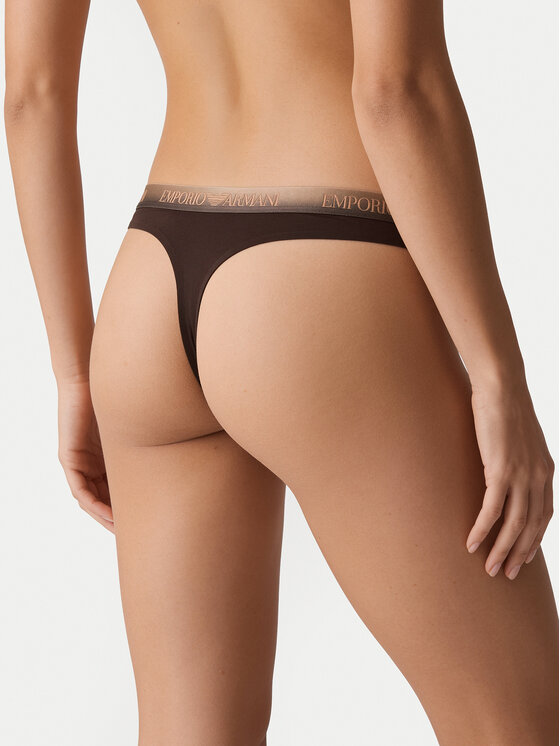 Emporio Armani Underwear Emporio Armani Underwear Komplet brazilskih hlačk﻿ EW000402 AF25572 U6279 Temno rjava