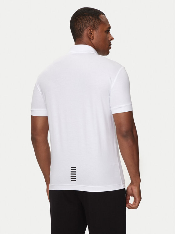 EA7 Emporio Armani EA7 Emporio Armani Поло 8NPF14 PJVQZ 1100 Білий Regular Fit