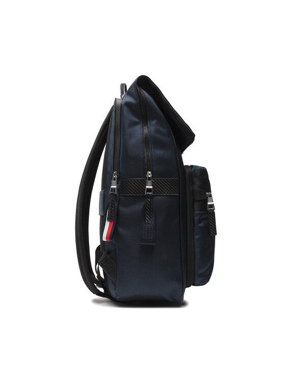 Tommy Hilfiger Nahrbtnik Tommy Hilfiger Elevated Nylon 2 In 1 Backpack AM0AM08104 Mornarsko modra