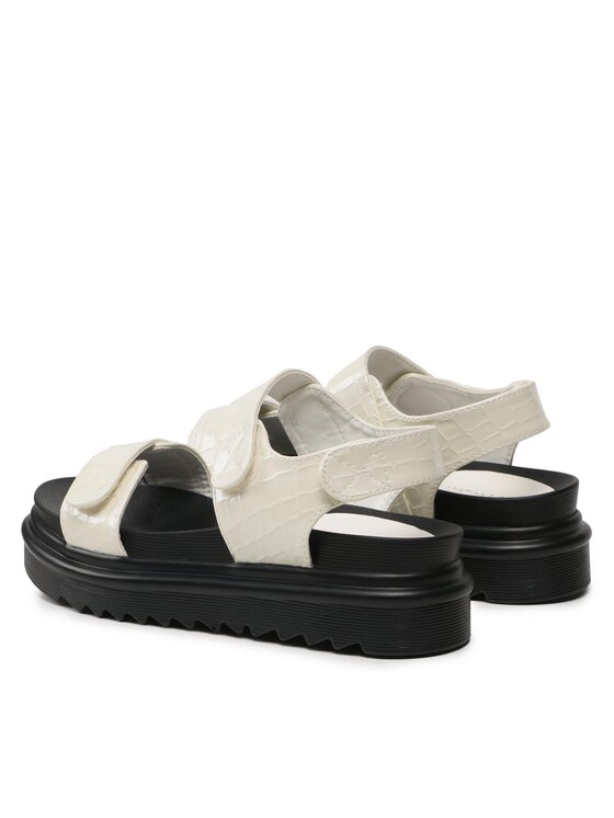 DeeZee Sandály DeeZee E6688-60 Écru