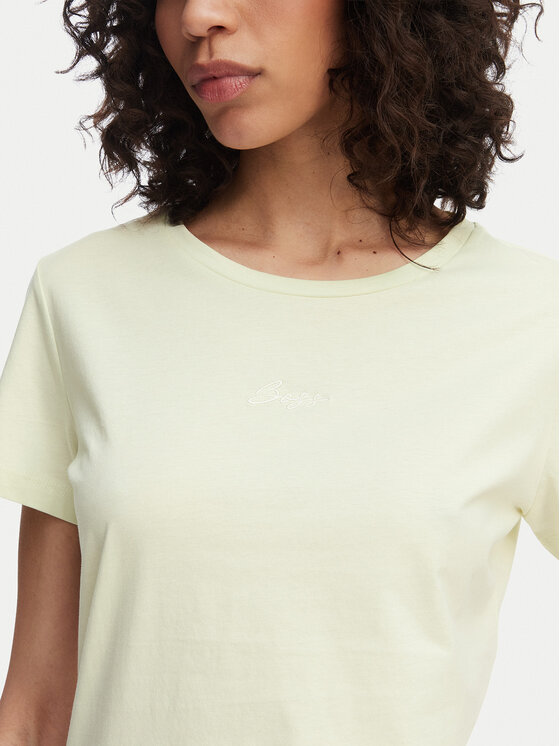 BOSS BOSS Camiseta Elove 50554696 Verde Slim Fit