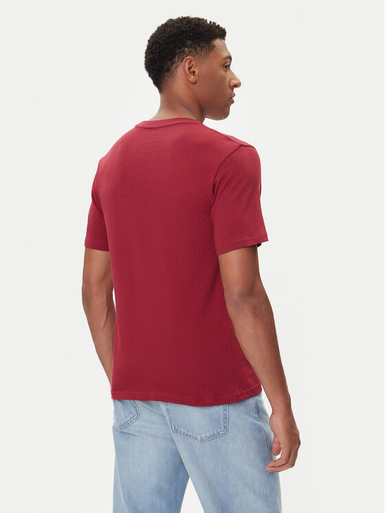 Jack & Jones Jack & Jones Majica York 12283800 Rdeča Relaxed Fit