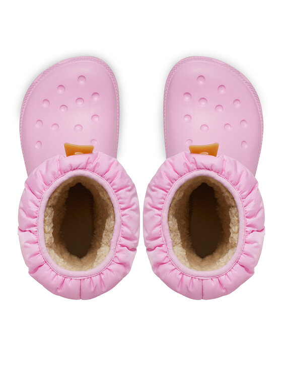 Crocs Sněhule Crocs Classic Neo Puff Boot K 207684 Růžová