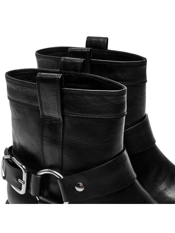AGL Μποτάκια AGL Rina Lowboot D774502PGDESER0000 Μαύρο