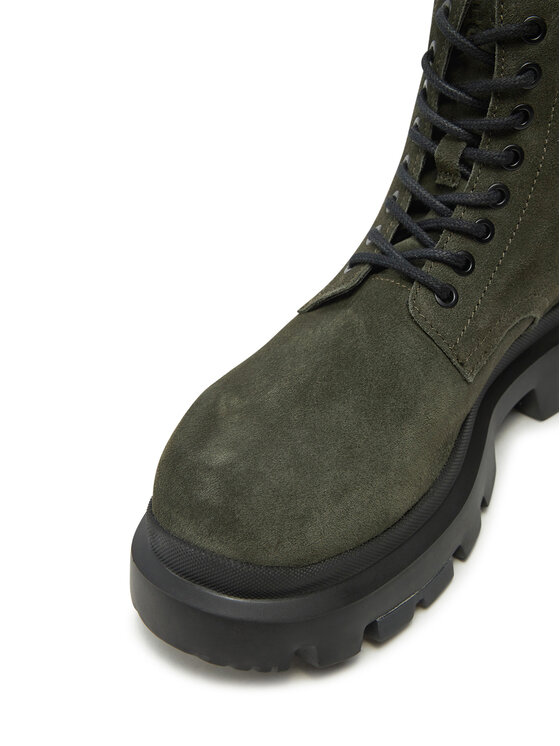 HUGO Outdoorová obuv Hugo Fabyan 50528995 Zelená