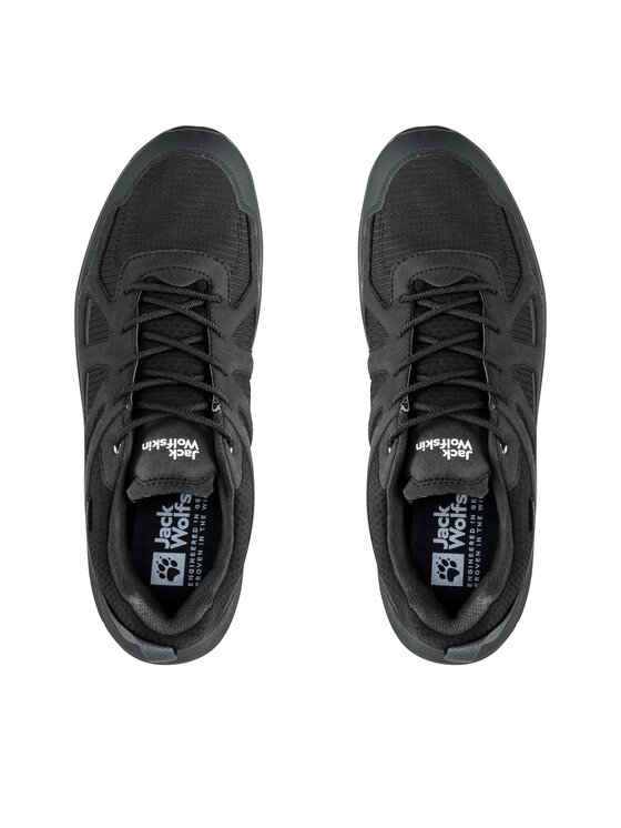 Jack Wolfskin Trekingová obuv Jack Wolfskin Woodland 2 Texapore Low 4051271 Čierna