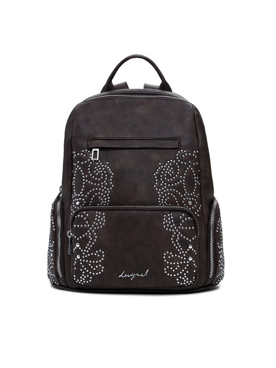Desigual Plecak Desigual Poker Face Chest 25WAKP22 Brązowy