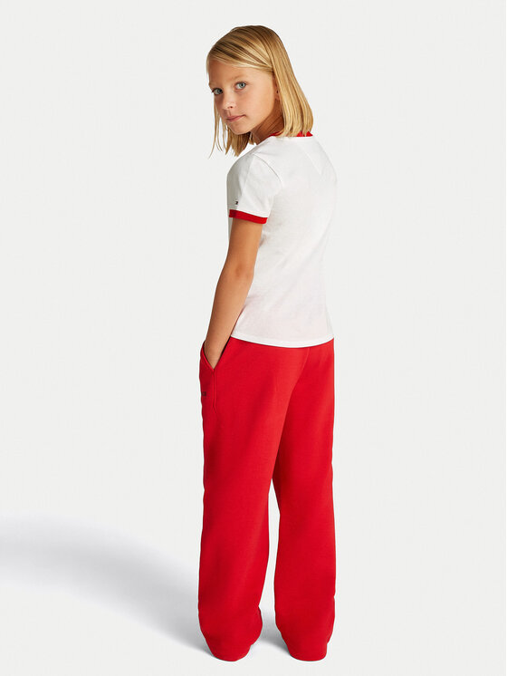 Tommy Hilfiger Tommy Hilfiger Póló KG0KG08528 S Fehér Regular Fit
