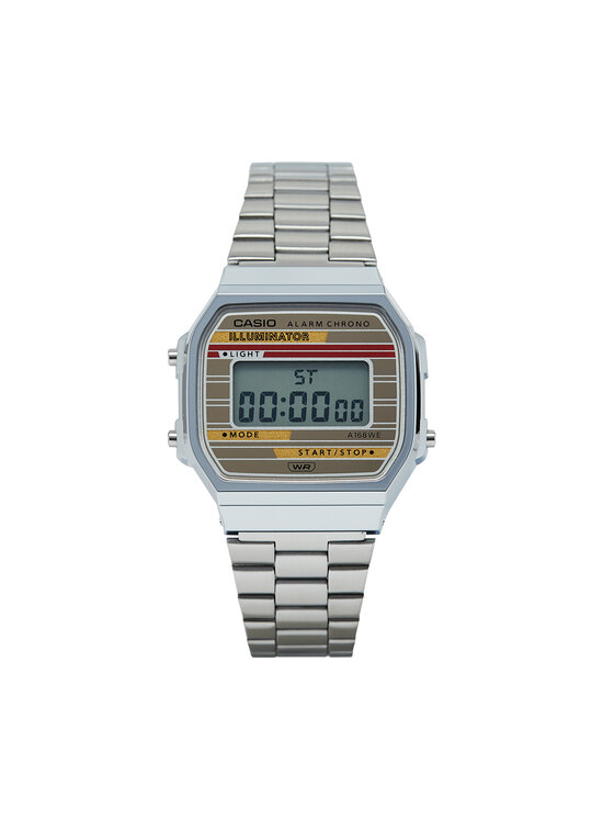 Casio Hodinky Casio Vintage A168WEHA-9AEF Strieborná