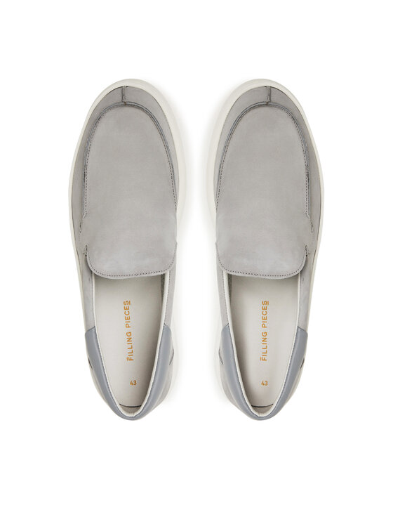 Filling Pieces Półbuty Filling Pieces Signature Loafer 79128261878 Szary