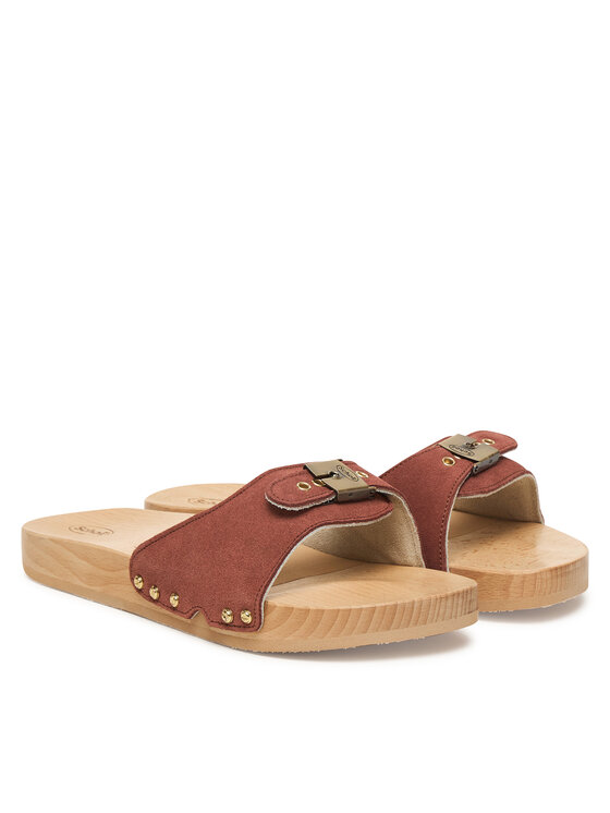 Scholl Шльопанці Scholl F00951 Коричневий