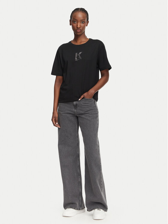 Karl Lagerfeld Jeans Karl Lagerfeld Jeans Camiseta B3W17018 Negro Regular Fit