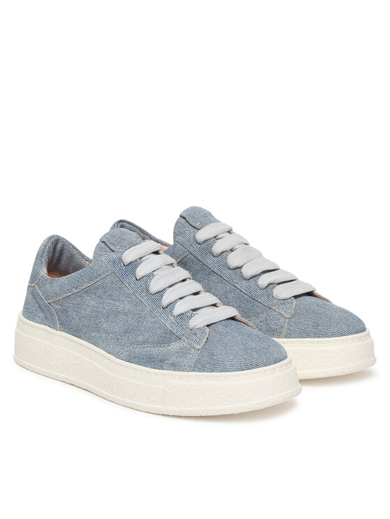 AGL Снікерcи AGL Giuly Lace UP D946001PGKA286E892 Голубий