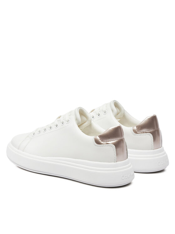 Calvin Klein Superge Calvin Klein Cupsole Lace Up Leather HW0HW01987 Bela