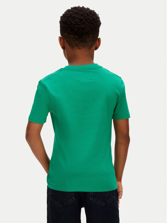 Calvin Klein Jeans Calvin Klein Jeans Camiseta Mono Mini Badge LV1CKSJA30 Verde Regular Fit